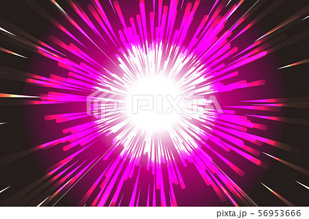 ベクターイラスト背景 爆発イメージ 光 煌めき 放射 星屑 キラキラ 輝き 無料素材 レーザービームのイラスト素材 56953666 Pixta