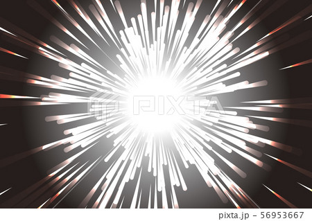 ベクターイラスト背景 爆発イメージ 光 煌めき 放射 星屑 キラキラ 輝き 無料素材 レーザービームのイラスト素材