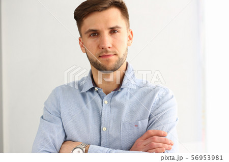 Stylish serious man Stylish serious man 56953981