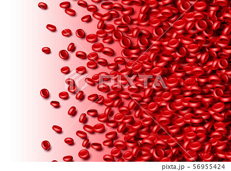 Blood cells or erythrocites flowing in abstract scientific background with medical or health theme Blood cells or erythrocites flowing in abstract scientific background with medical or health theme 56955424