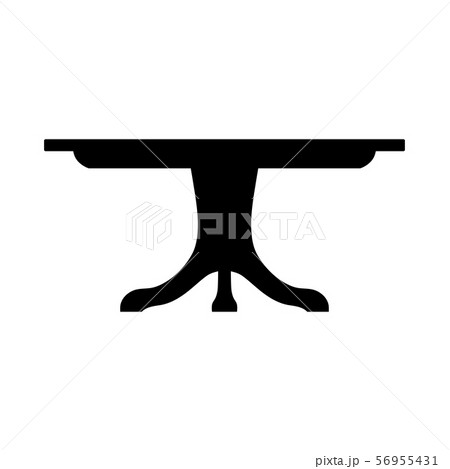 Table Silhouette 56955431