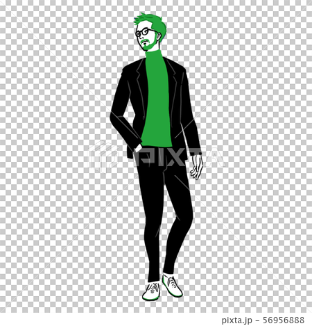 Young man with glasses in the office Young man with glasses in the office 56956888