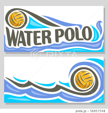 Vector banners for Water Polo 56957548