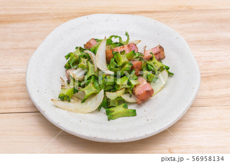 シカクマメのバター炒め 56958134