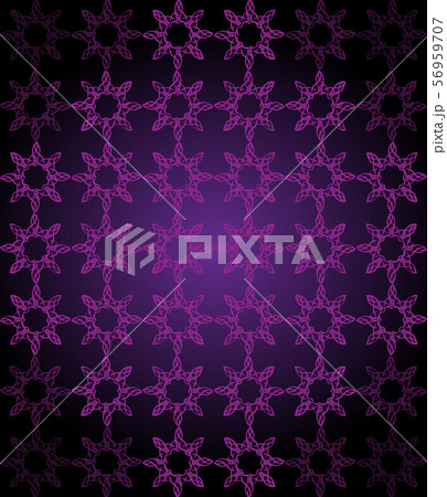 Seamless vintage wallpaper with dark color tones. 56959707
