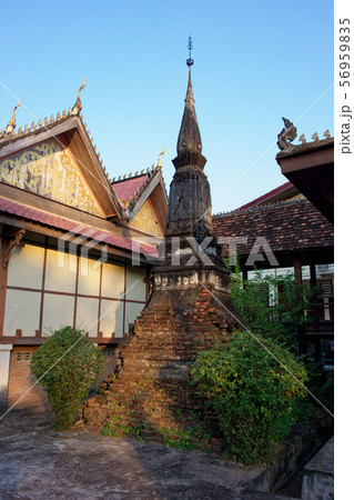 ビエンチャン ラオス ワット・シーサケット寺院 歴史ある観光名所 ビエンチャン ラオス ワット・シーサケット寺院 歴史ある観光名所 56959835