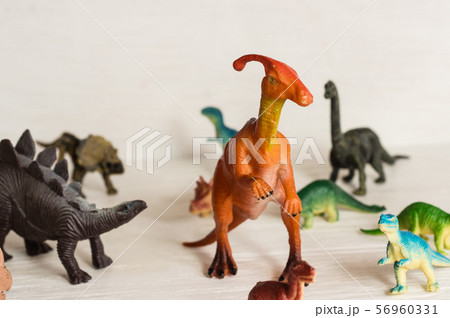 parasavrolophus on the background of other parasavrolophus on the background of other 56960331