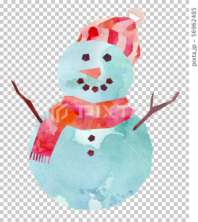 Snowman and hat 56962485