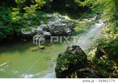 8月　嵐山町23嵐山渓谷と槻川 56962774