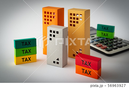 税金　TAX　不動産　ビル　マンション　相続 56963927