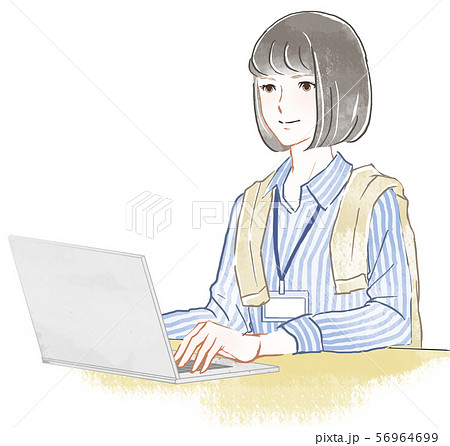 デスクワーク 56964699