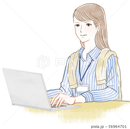 デスクワーク デスクワーク 56964701