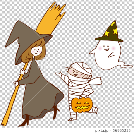 ハロウィン 仮装 行進のイラスト素材 ハロウィン 仮装 行進のイラスト素材
