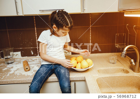 girl with apples girl with apples 56968712