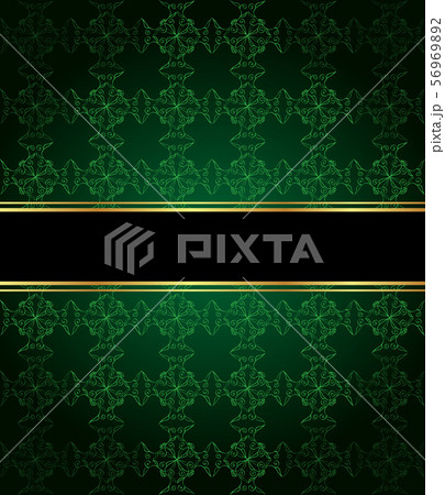 Elegant wallpaper with golden fine decoration Elegant wallpaper with golden fine decoration 56969892