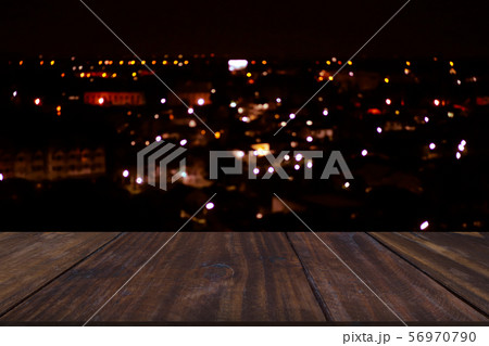 city night light bokeh defocused blurred background 56970790