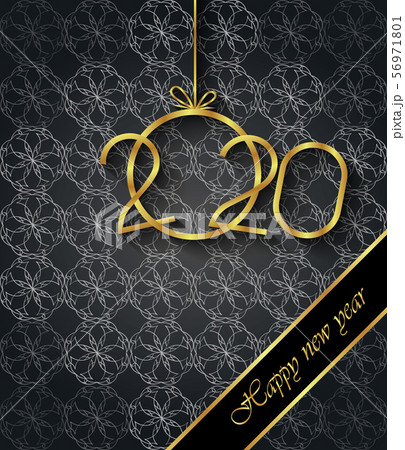 2020 Happy New Year background. 56971801