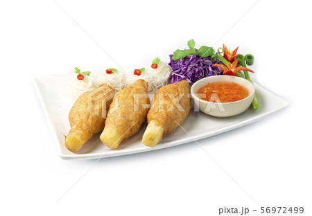 Vietnamese Shrimp Deep Fried on Sugarcane Stick Vietnamese Shrimp Deep Fried on Sugarcane Stick 56972499