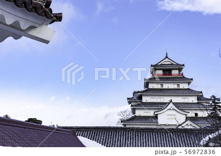 冬の鶴ヶ城 冬の鶴ヶ城 56972836