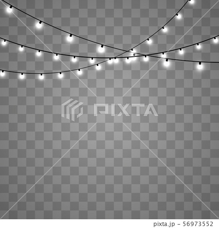 Christmas lights isolated Christmas lights isolated 56973552