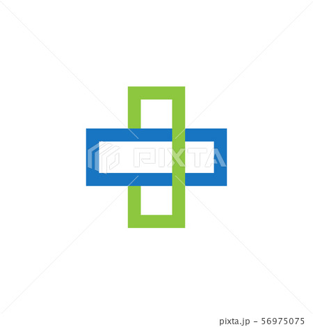 Medical cross graphic design template vector 56975075