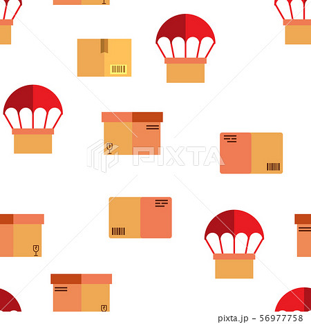 Parcel, Cardboard Boxes Vector Seamless Pattern Parcel, Cardboard Boxes Vector Seamless Pattern 56977758