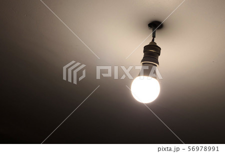 Light bulb from the ceiling 56978991