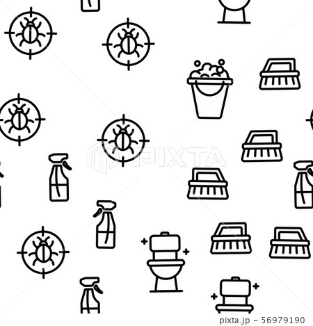 Disinfectant, Antibacterial Substance Vector Seamless Pattern Disinfectant, Antibacterial Substance Vector Seamless Pattern 56979190