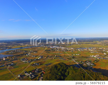 太東岬の高台からの光景〜ドローンで空撮（千葉県いすみ市） 56979215