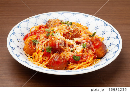ミートボールスパゲッティー 56981236