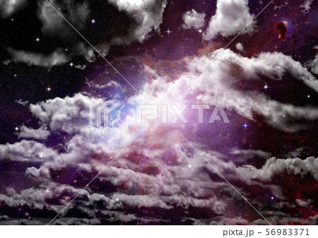 galaxy in a free space. 3D rendering 56983371