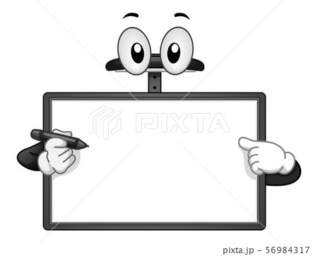 Mascot Interactive Board Illustration 56984317