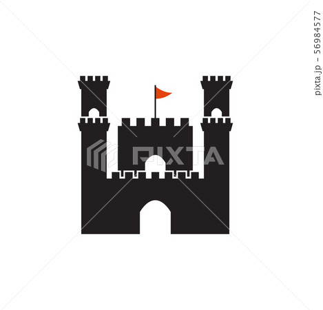 Castle Graphic Design Template Vector Isolatedのイラスト素材