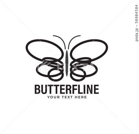 Butterfly logo design template vector isolated 56984584
