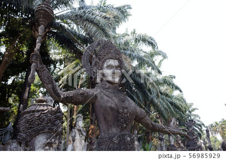 ラオス ビエンチャン ：ブッダパーク （シェンクアン） 彫刻、仏像、Xieng Khuan 56985929