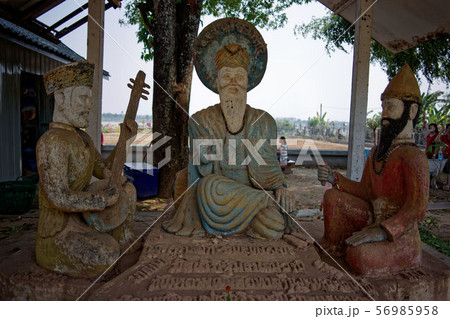 ラオス ビエンチャン ：ブッダパーク （シェンクアン） 彫刻、仏像、Xieng Khuan 56985958