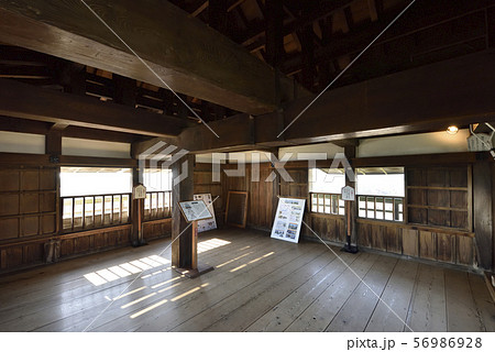 丸岡城　天守閣内部　三層（福井県坂井市） 56986928