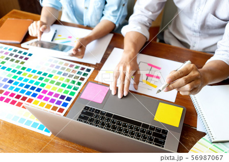 designer working in the office designer working in the office 56987067