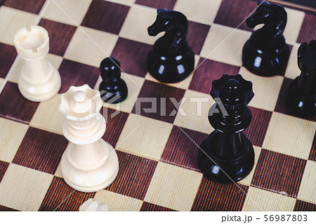chess figure on board game concept for competition chess figure on board game concept for competition 56987803
