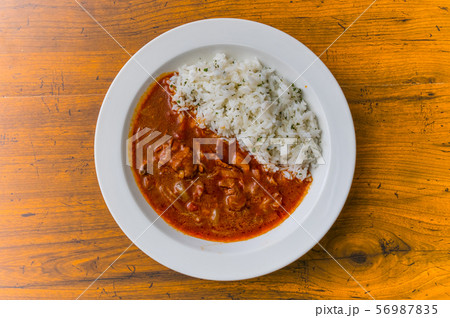 ハッシュドビーフ　Hashed beef with Rice British cuisine 56987835