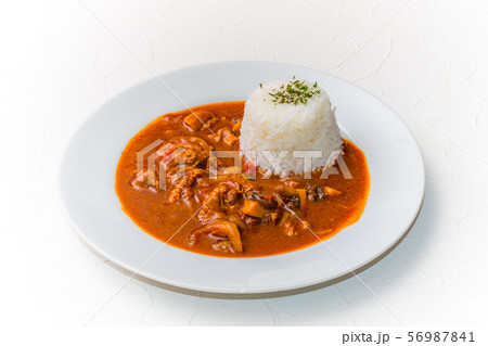 ハッシュドビーフ　Hashed beef with Rice British cuisine 56987841