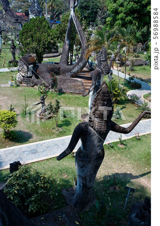 ラオス ビエンチャン ：ブッダパーク （シェンクアン） 彫刻公園、Xieng Khuan 56988584