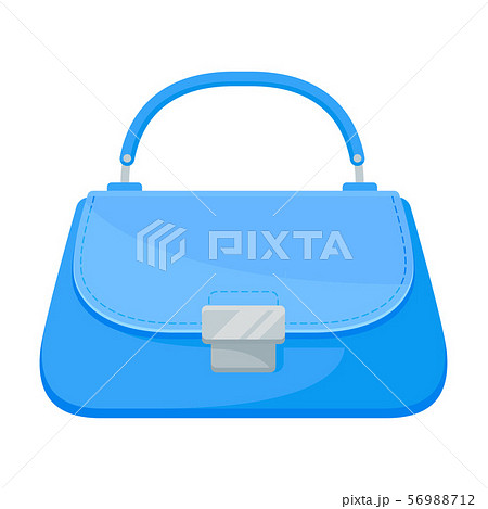 Light blue bag. Vector illustration on a white background. 56988712