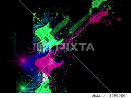 抽象的なギター 抽象的なギター 56990864