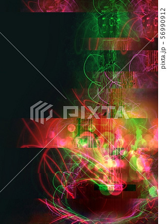 抽象的なギター 抽象的なギター 56990912