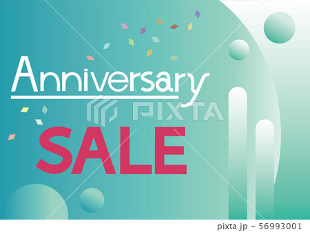 誕生祭アニバーサリーバーゲンポップ。アパレル雑貨店などの広告 56993001