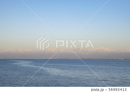 雨晴　立山連峰　夕方 56993413