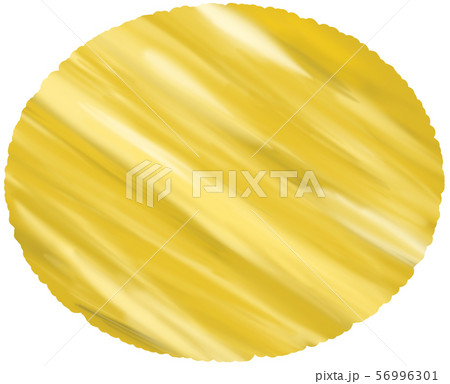 金色の楕円形のプレート 56996301