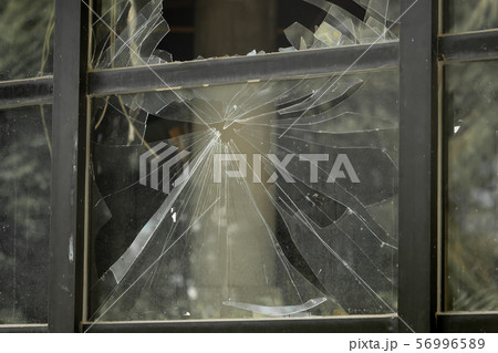 Broken Window after gutting a building Broken Window after gutting a building 56996589