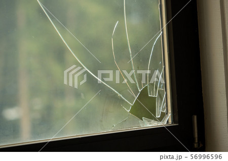 Broken Window after gutting a building Broken Window after gutting a building 56996596